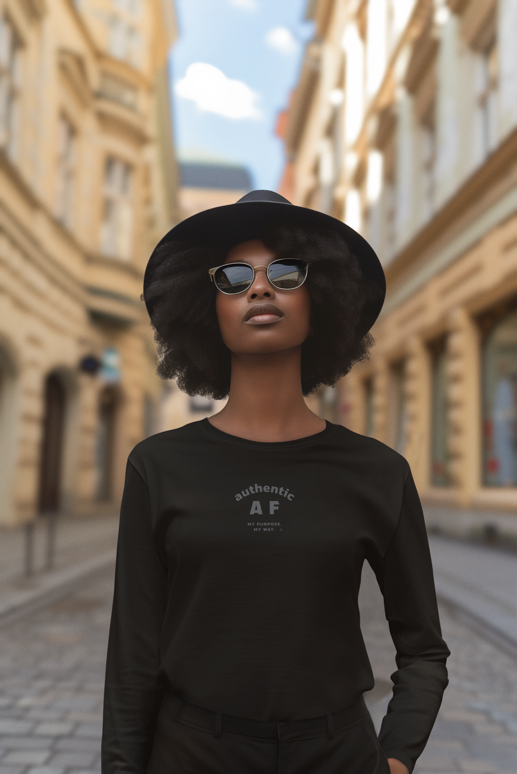 Authentic AF Long-Sleeve Crew