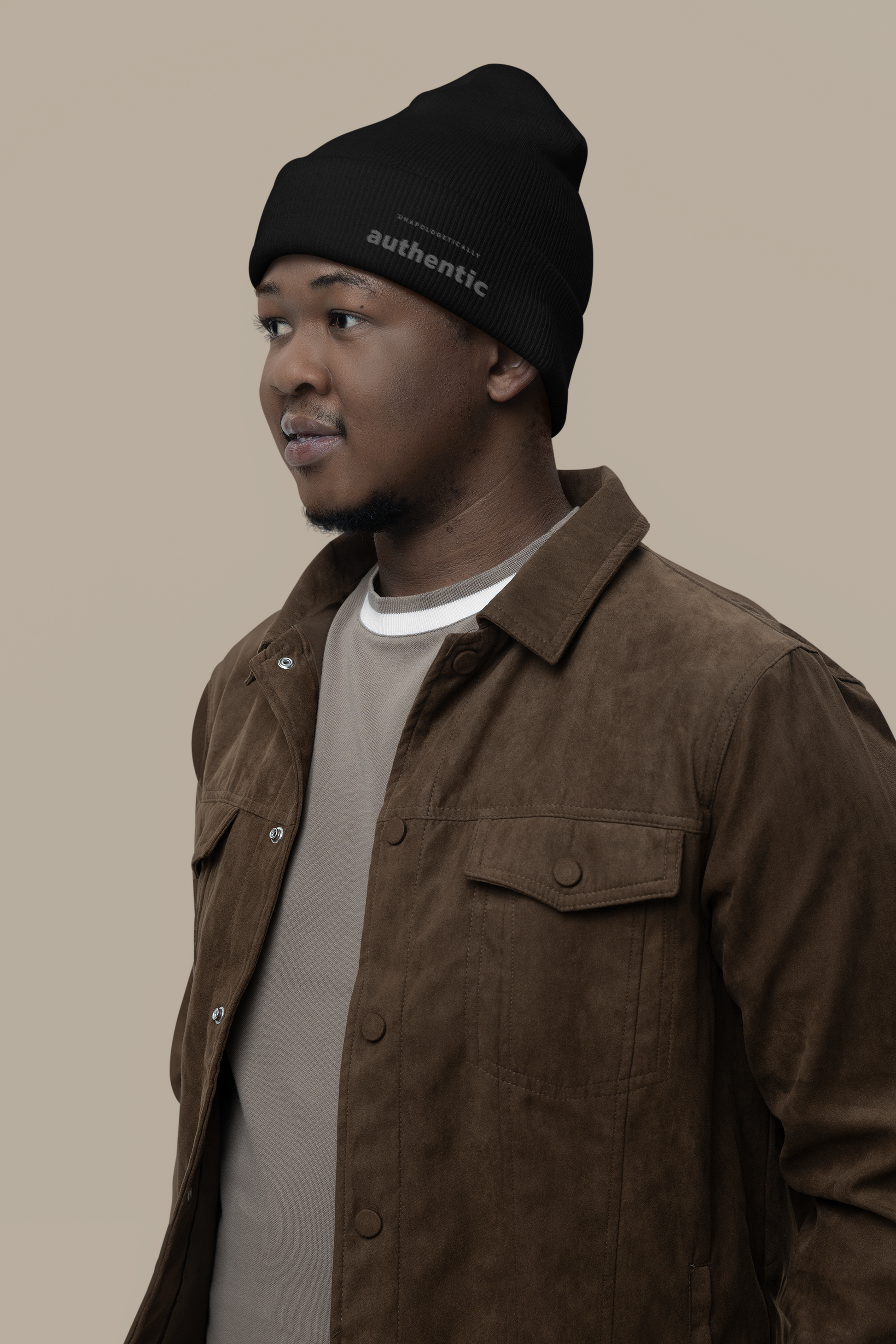 Unapologetically Authentic Unisex Cuffed Beanie