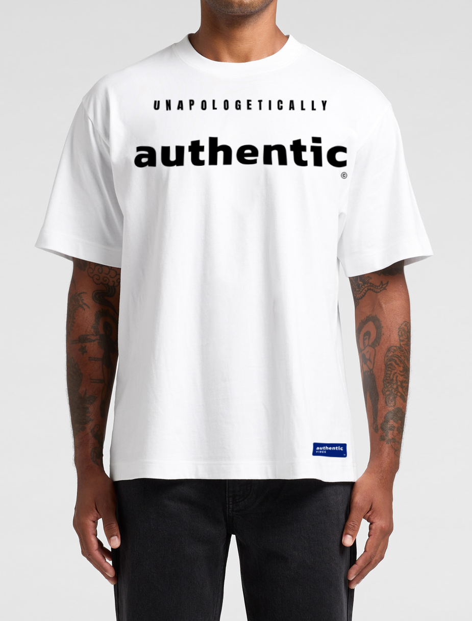Unapologetically Authentic Mens Heavyweight Box Tee