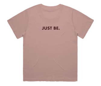 Just Be - Women's Loose Mid-Length Tee