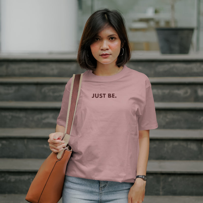 Just Be - Women's Loose Mid-Length Tee