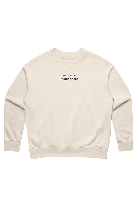 Unapologetically Authentic Women's Midweight Relax Crewneck Sweater
