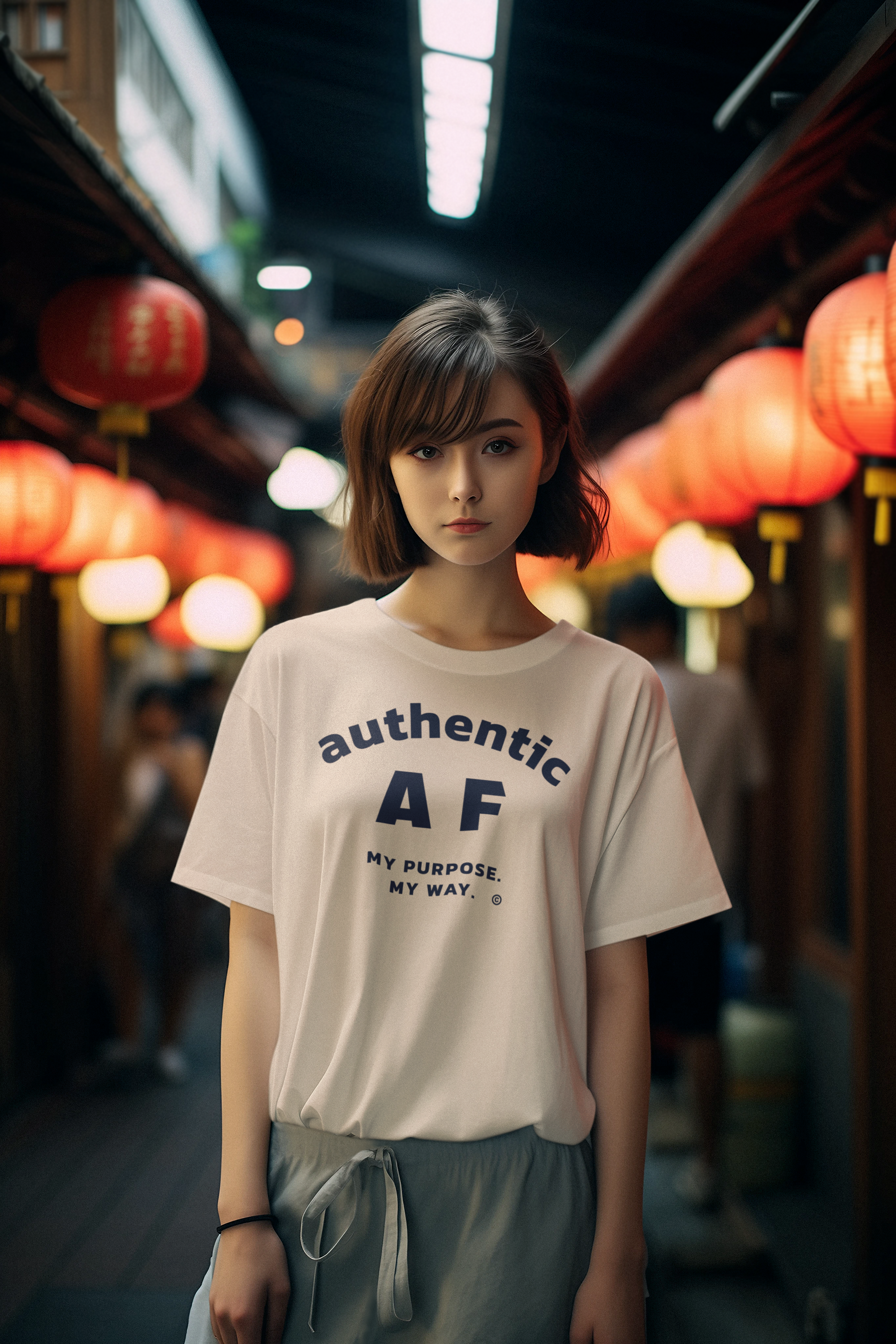 Authentic AF Oversized Tee