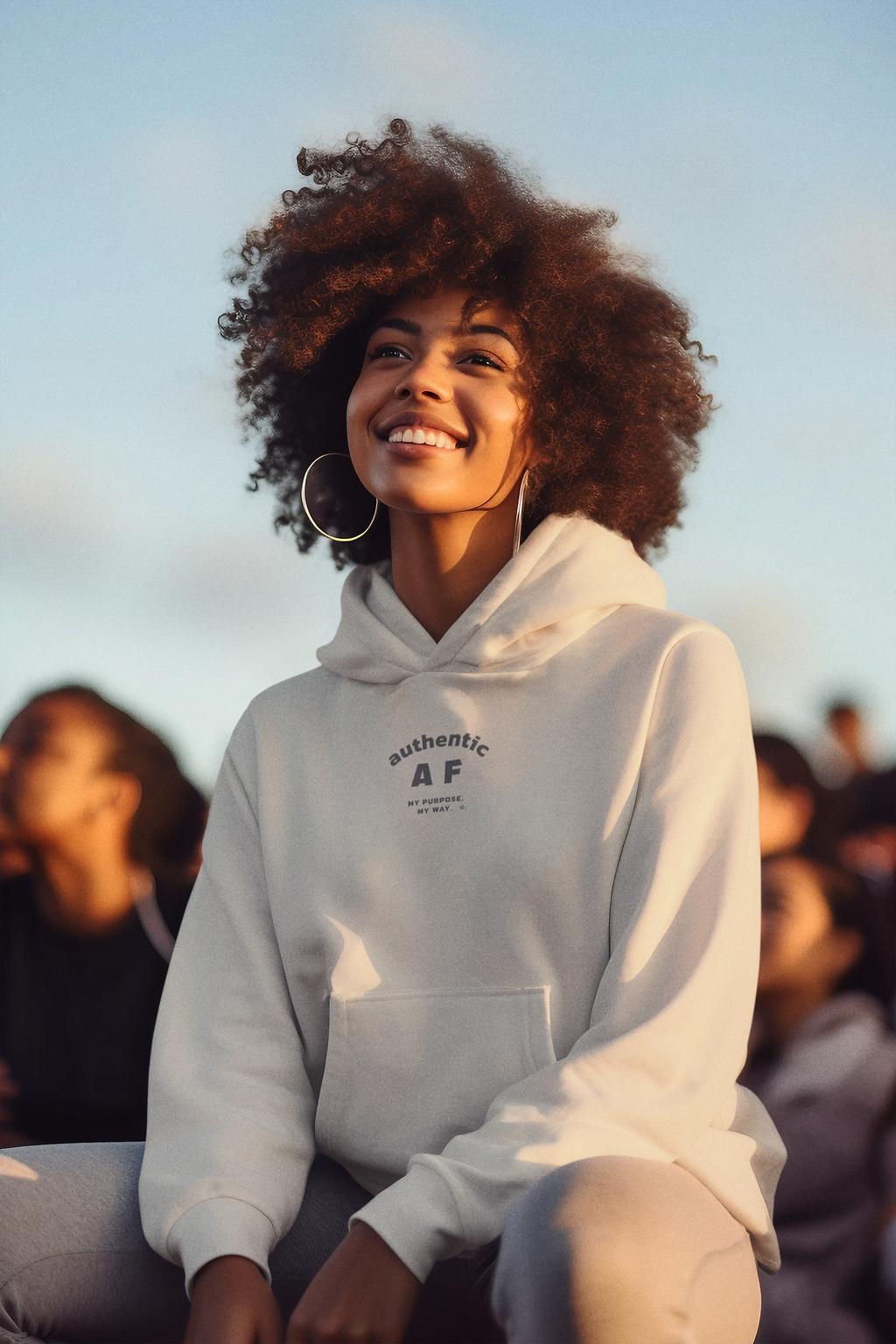 Authentic AF Women's Relax Crop Hood