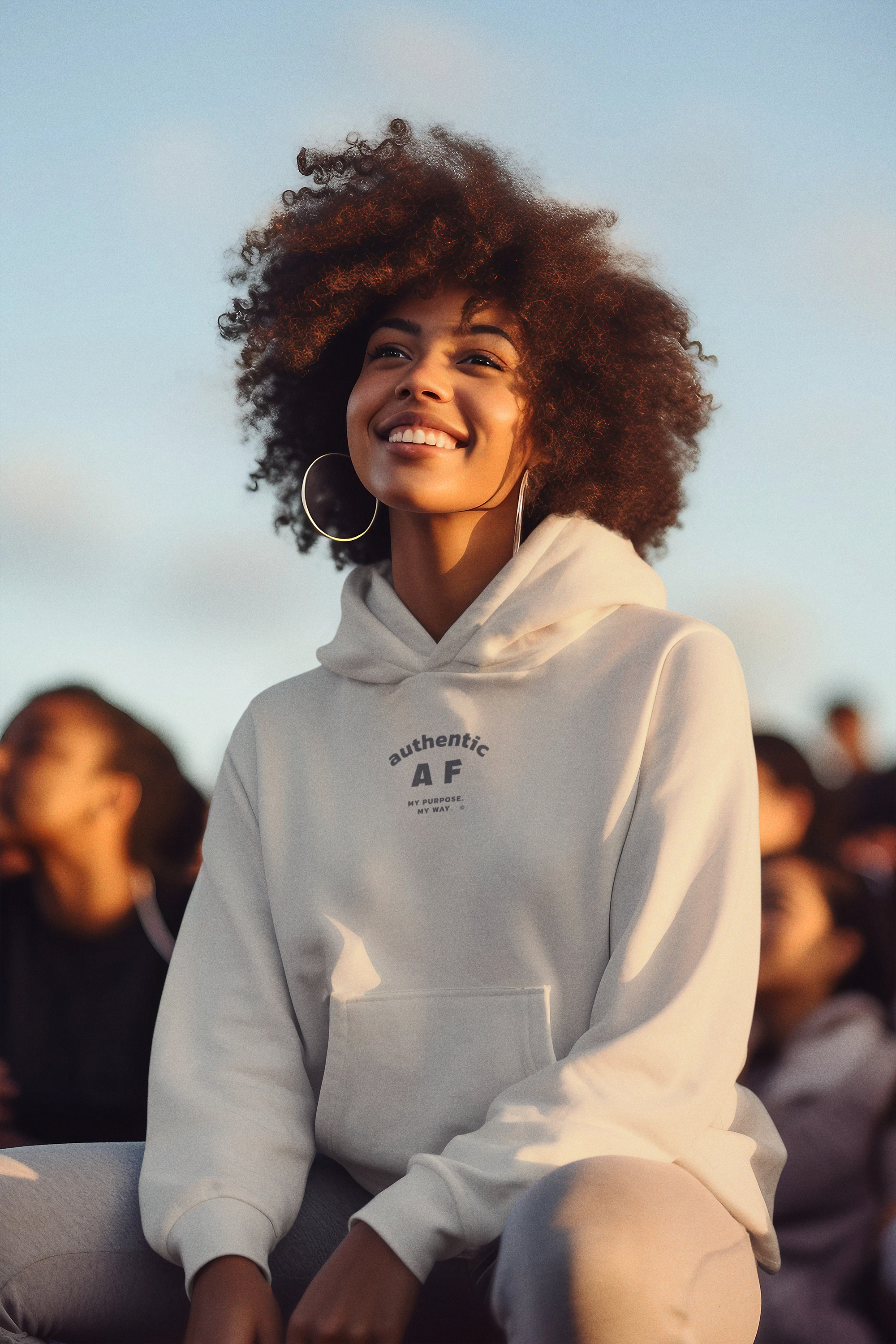 Authentic AF Women's Relax Crop Hood