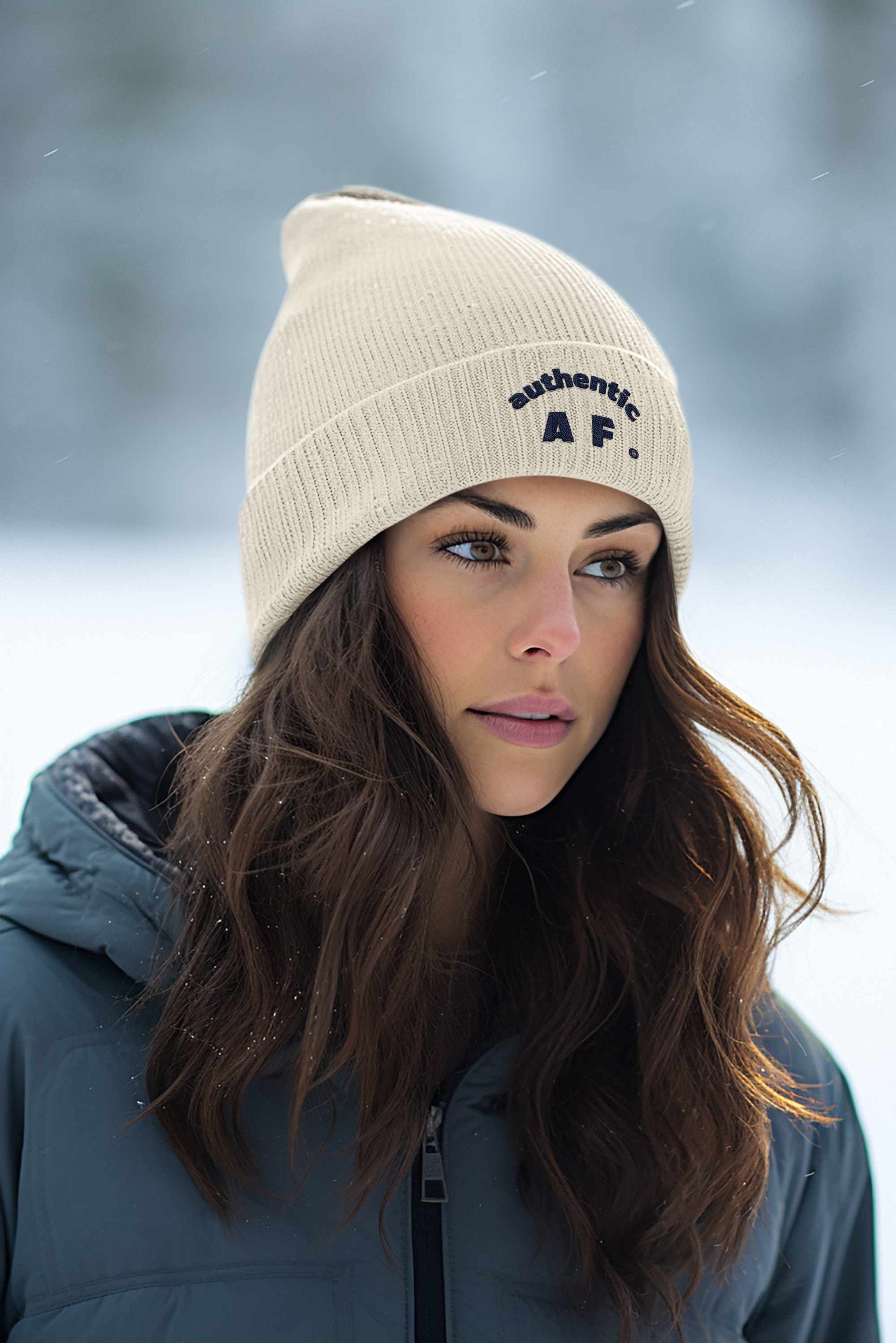 Authentic AF Gauge Beanie