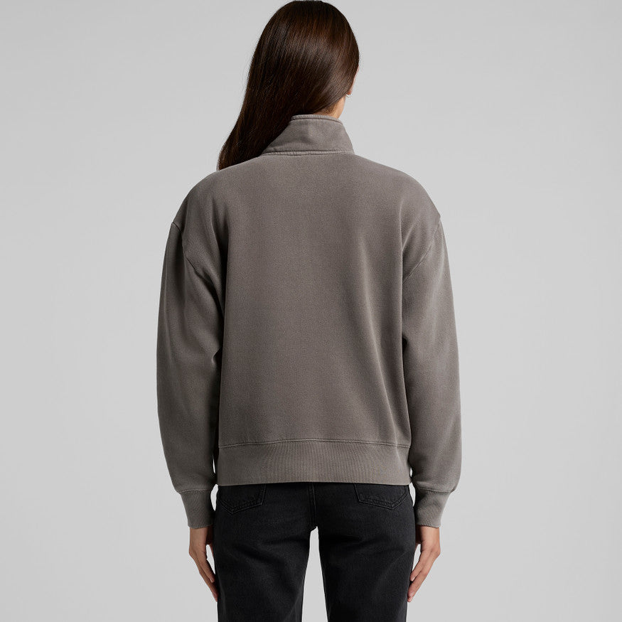Authentic AF Women's Relax Faded Half Zip Sweater