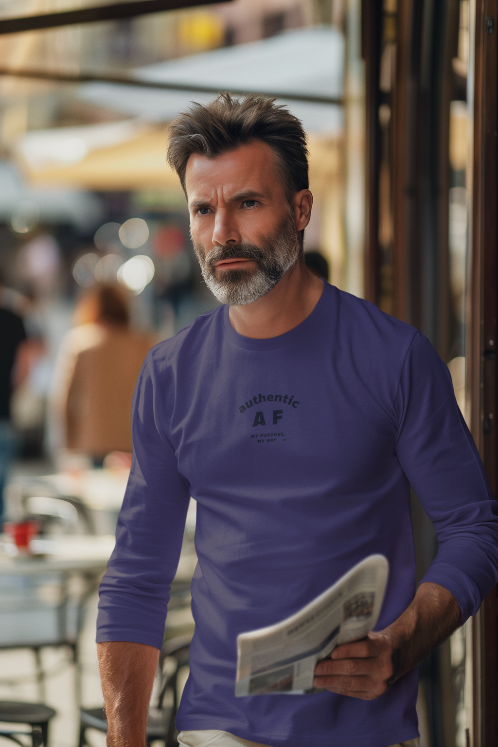 Authentic AF Long-Sleeve Crew