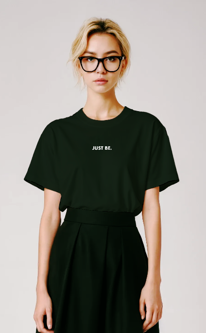 Just Be - Women's Loose Mid-Length Tee