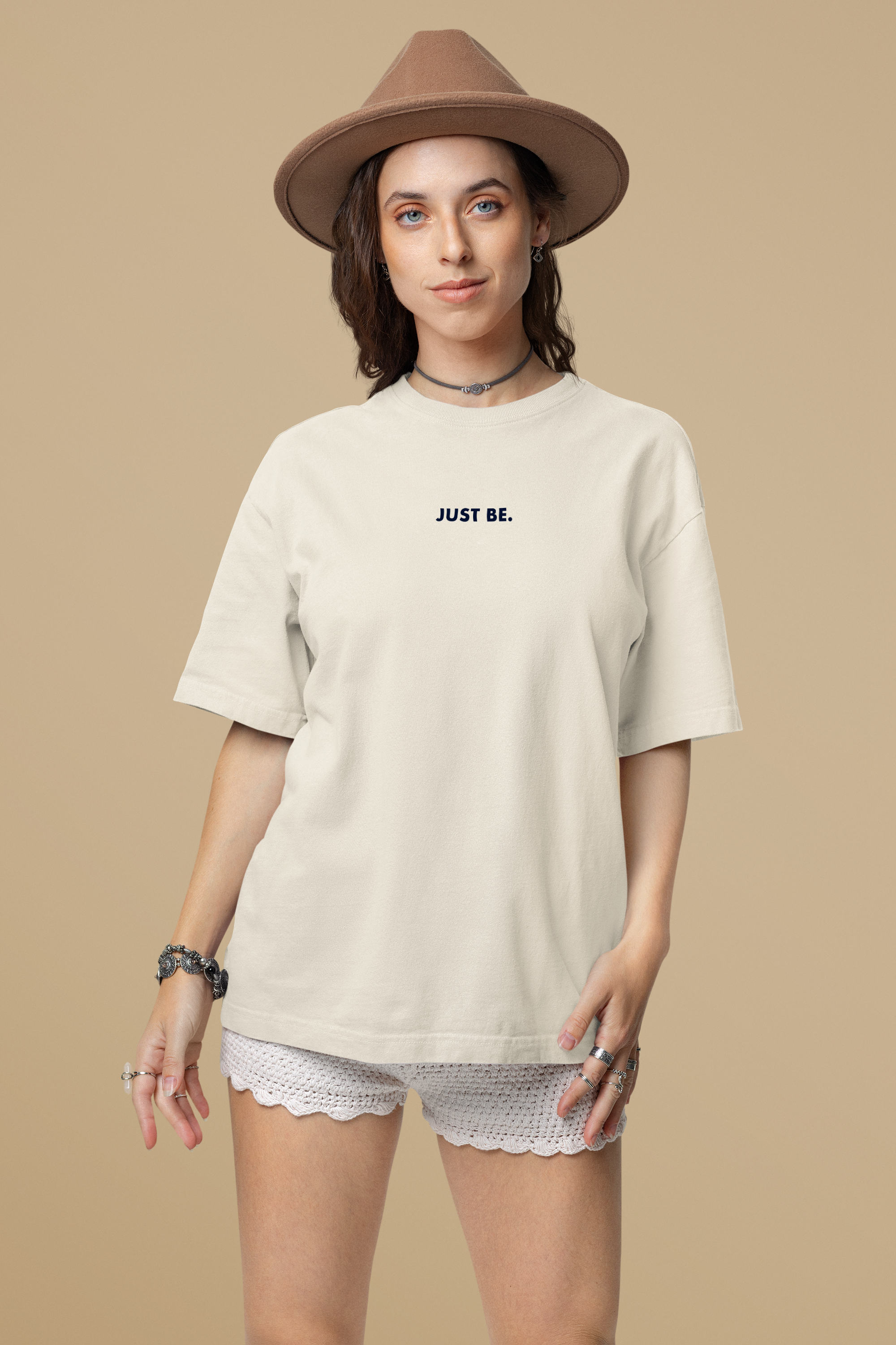 Just Be - Women's Loose Mid-Length Tee