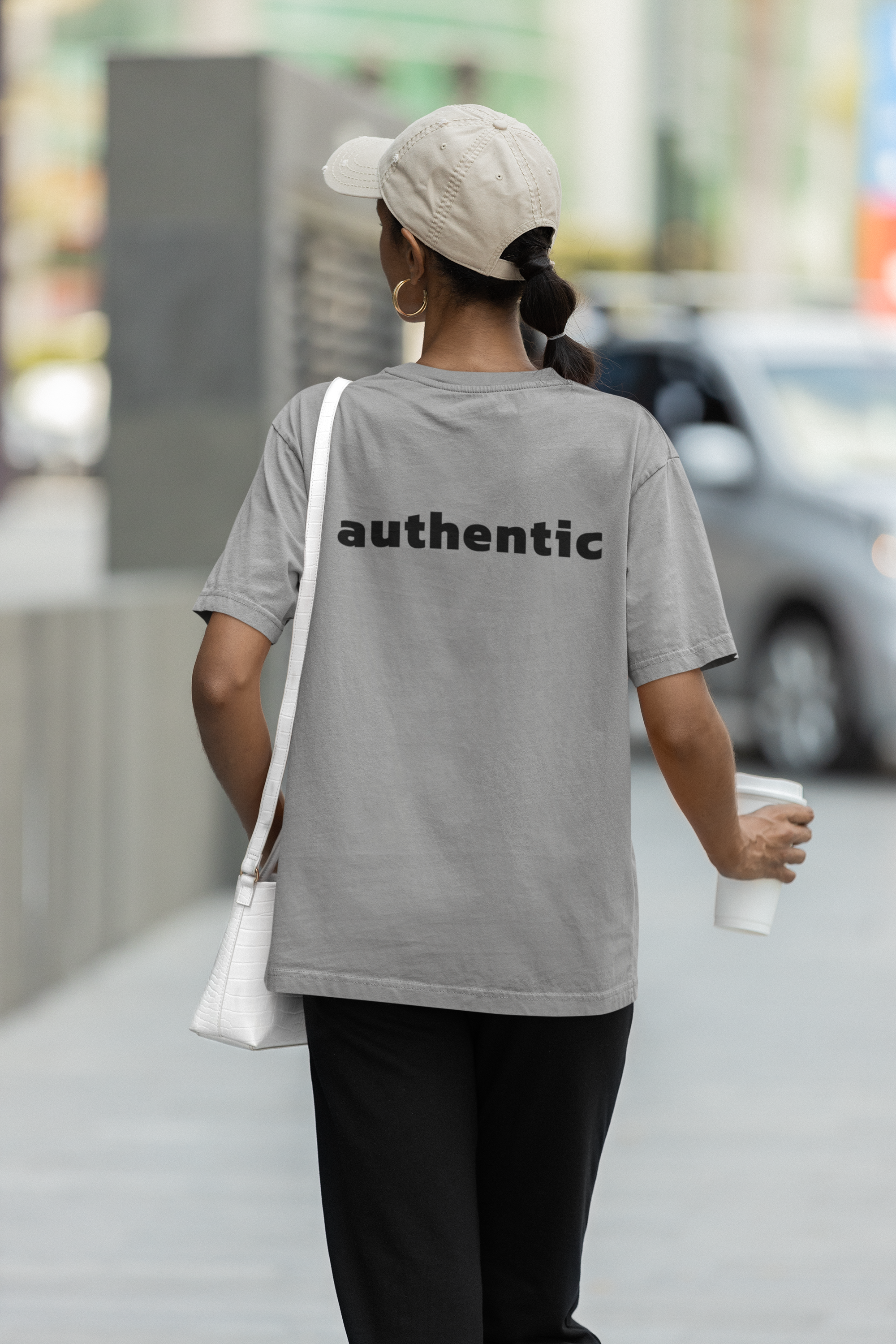 Just Be - Women's Loose Mid-Length Tee