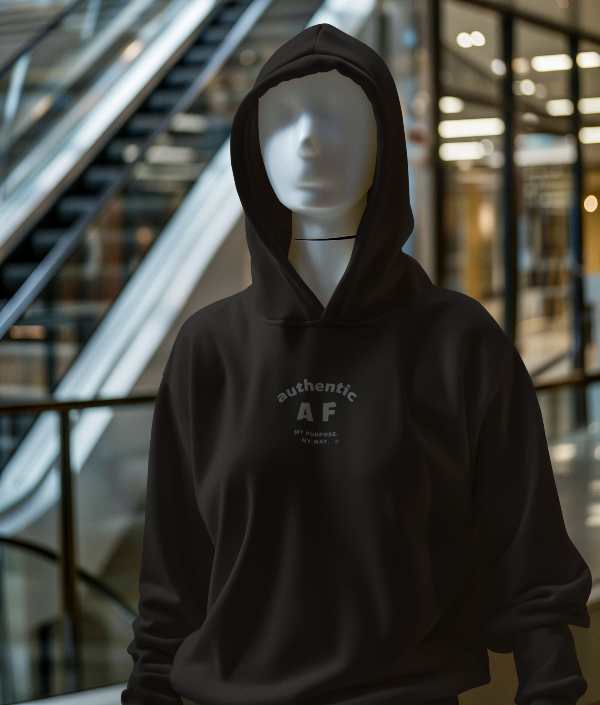 Authentic AF Men's Heavy Hoodie