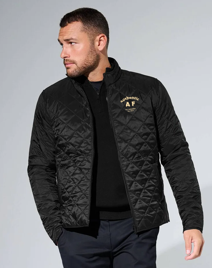 Authentic AF Quilted Full-Zip Jacket