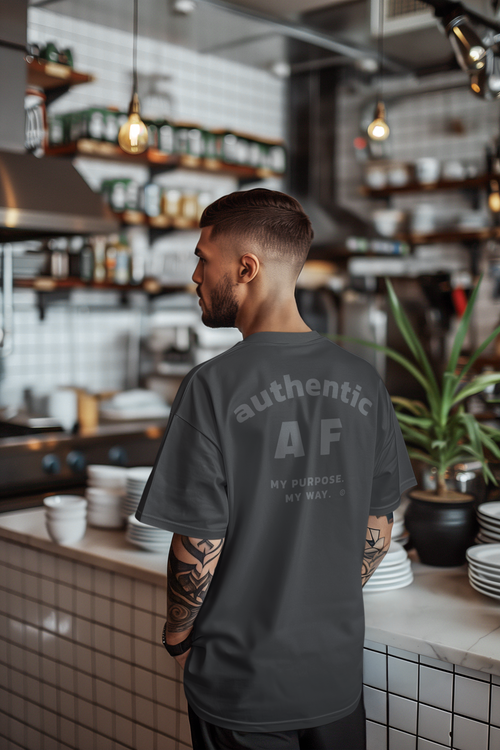 Authentic AF Heavy Loose Faded Tee