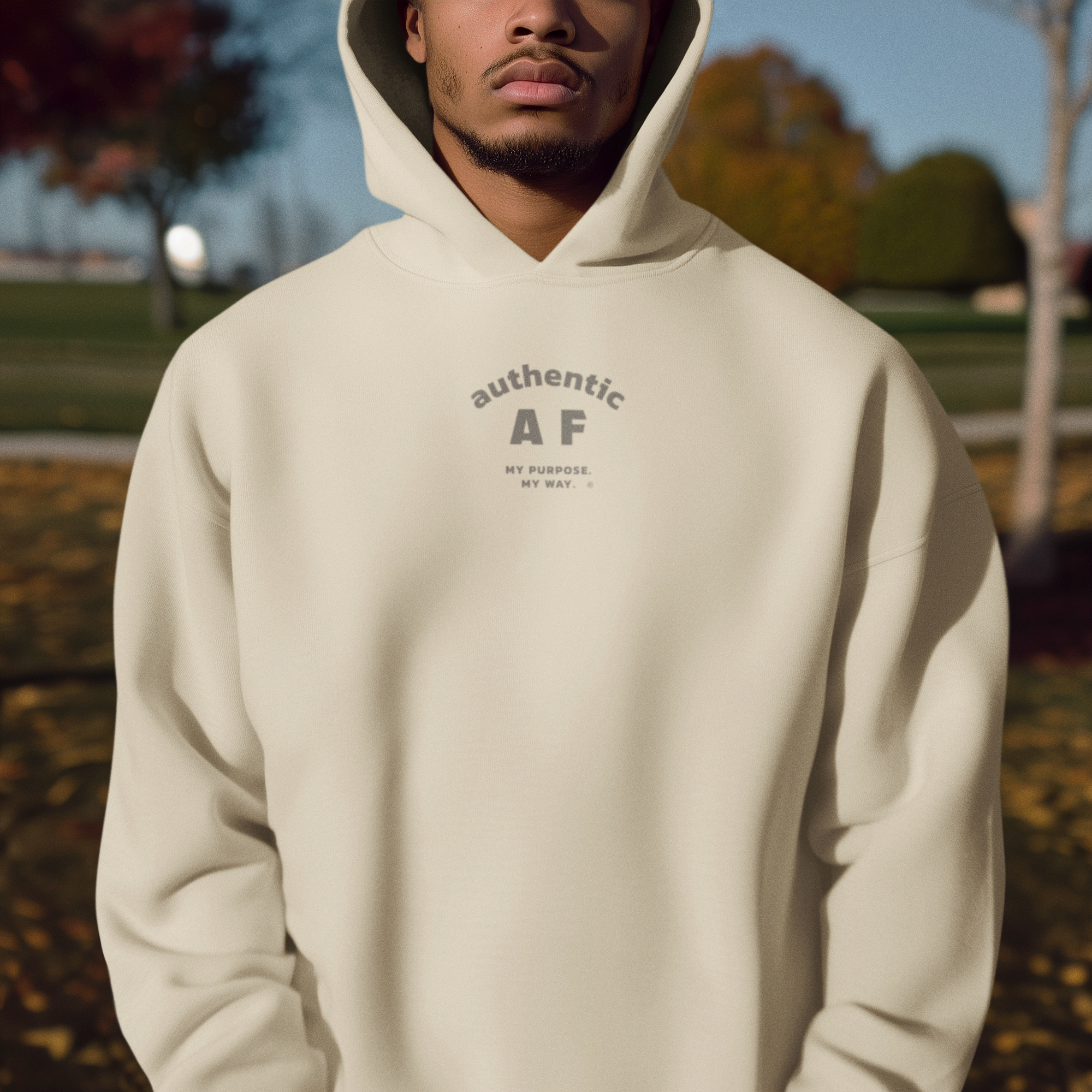 Authentic AF Men's Heavy Hoodie