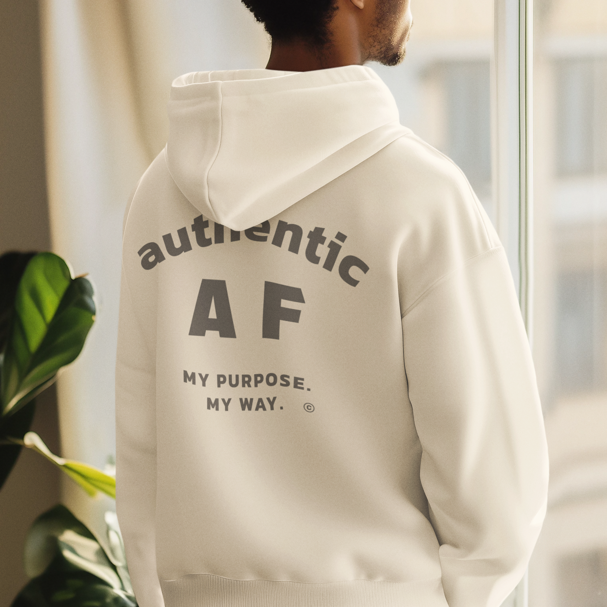 Authentic AF Men's Heavy Hoodie