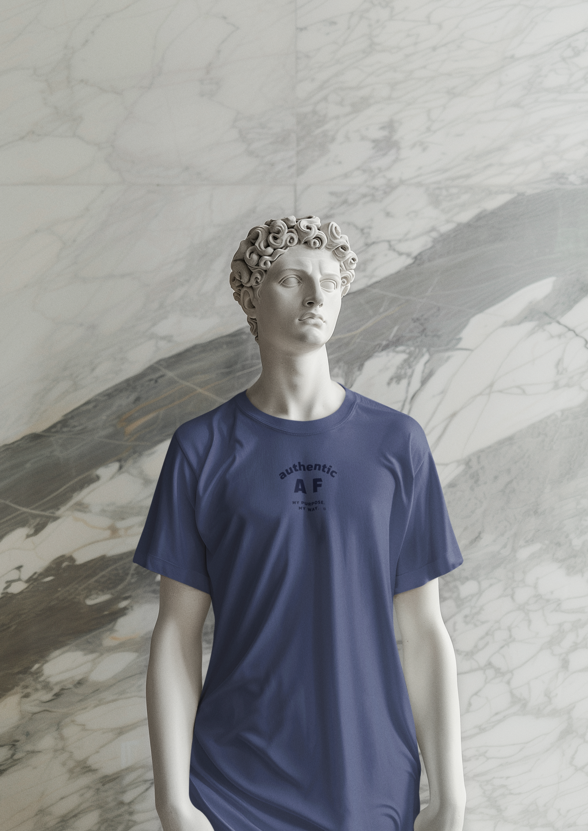 Authentic AF Heavy Loose Faded Tee