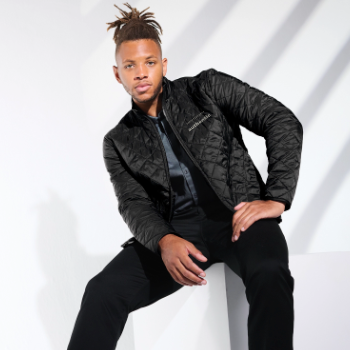 Unapologetically Authentic Mens Quilted Full-Zip Jacket