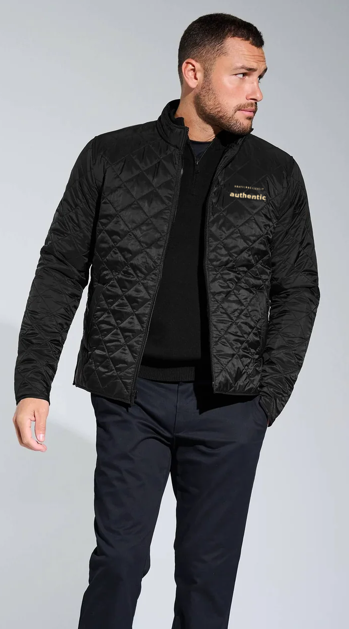 Unapologetically Authentic Men's Quilted Full-Zip Jacket