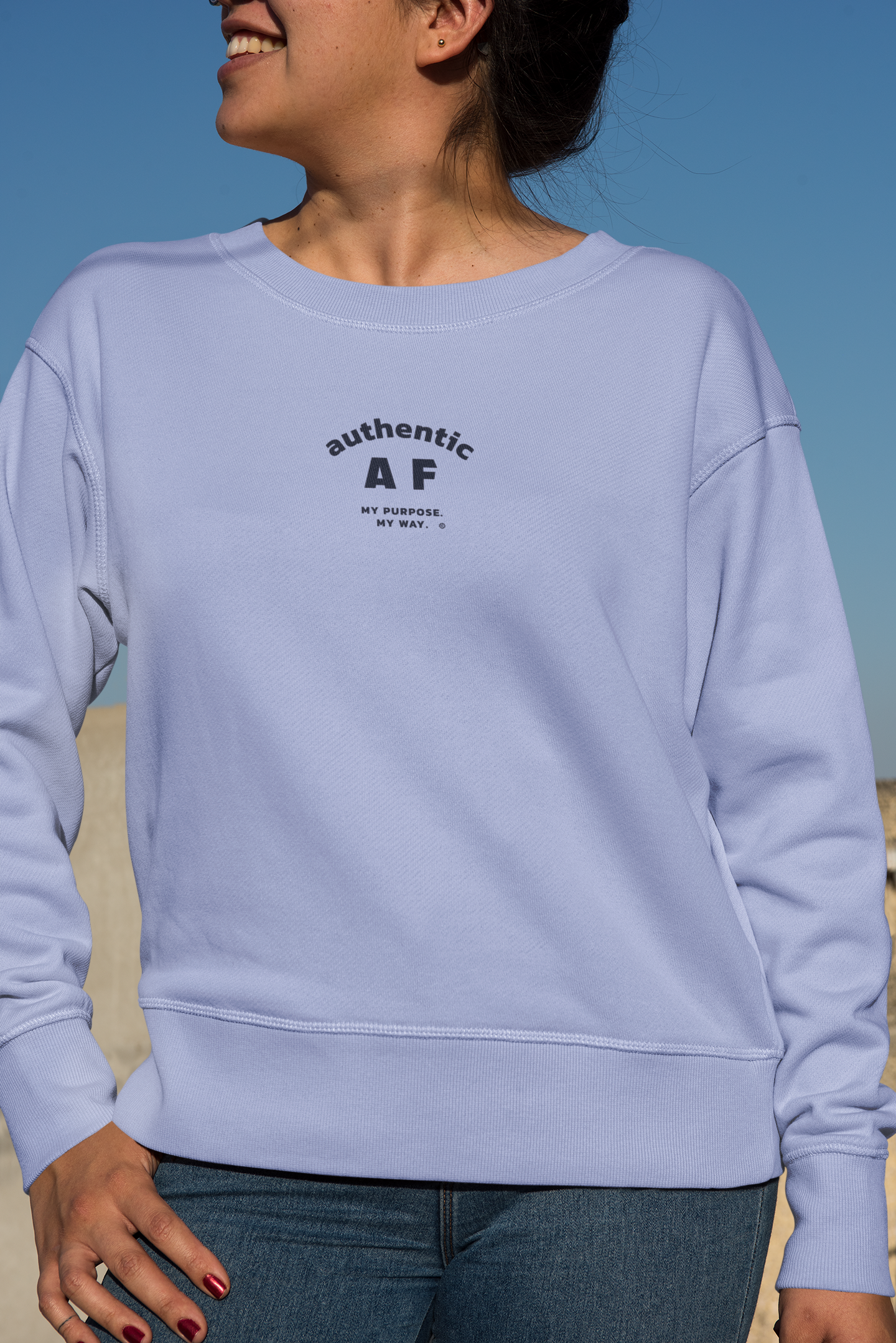 Authentic AF Women's Relax Crewneck