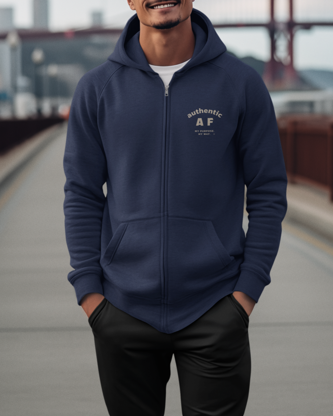 Authentic AF Heavy Zip Hood