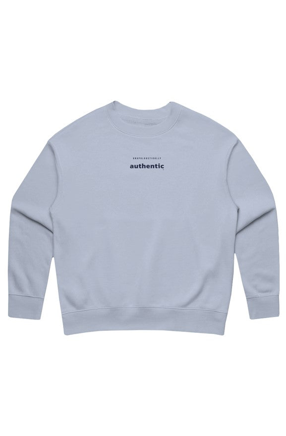 Unapologetically Authentic Women's Midweight Relax Crewneck Sweater