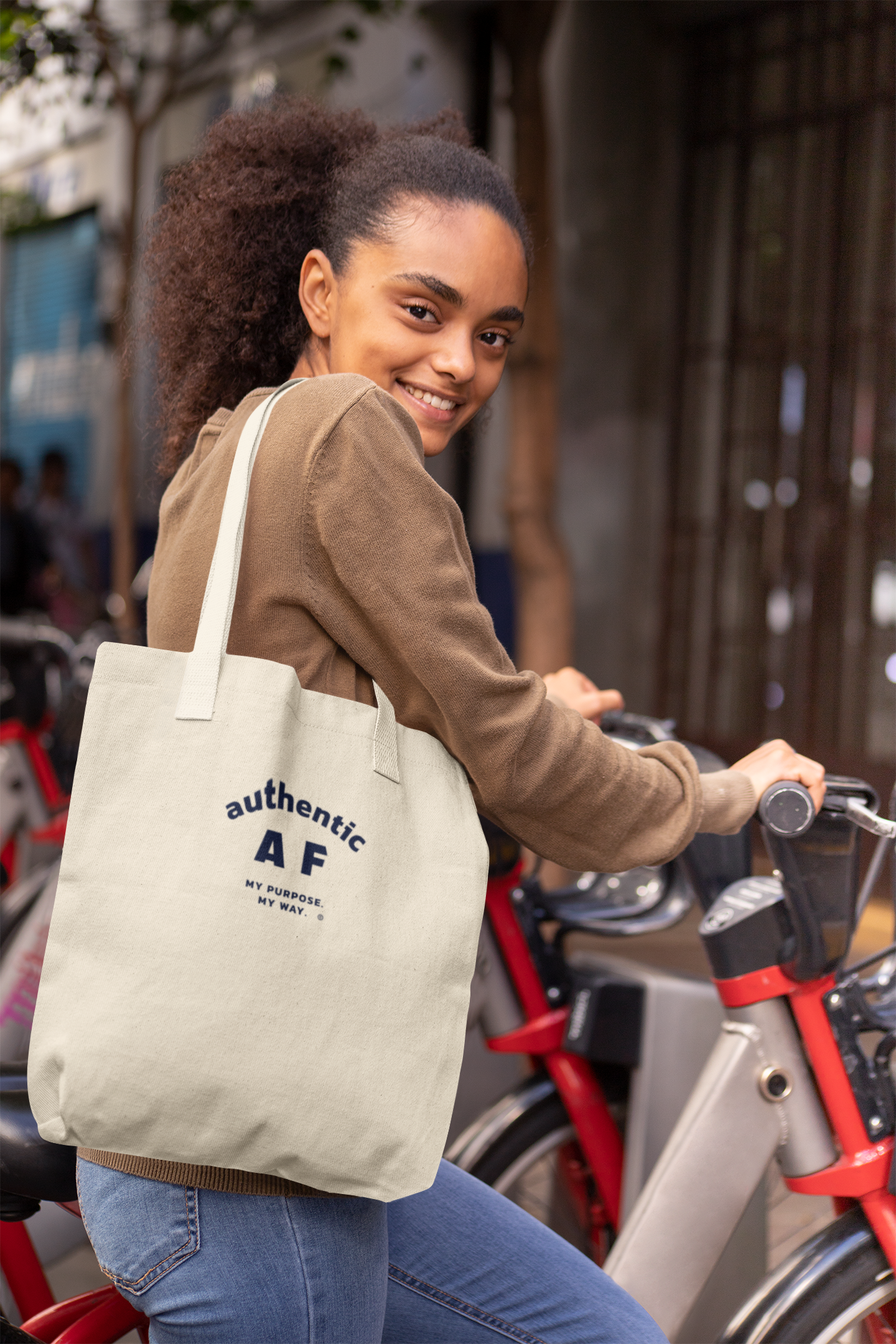 Authentic AF Tote Bag