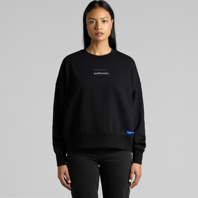 Unapologetically Authentic Women's Midweight Relax Crewneck Sweater
