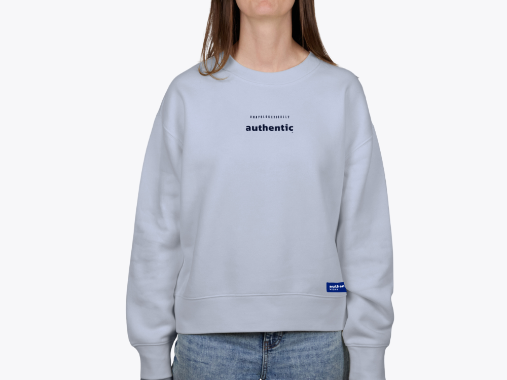 Unapologetically Authentic Women's Midweight Relax Crewneck Sweater